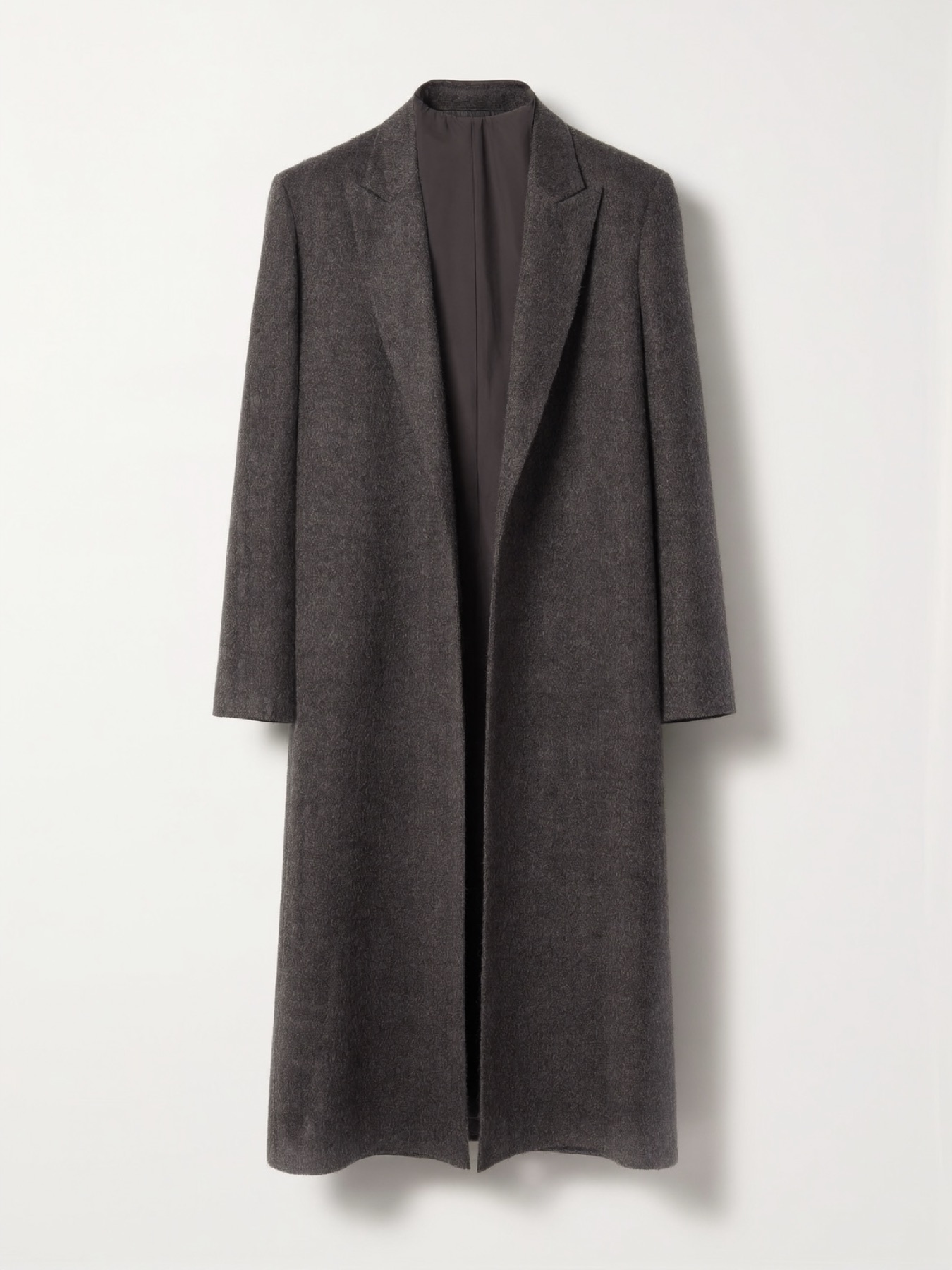 Double-face wool coat